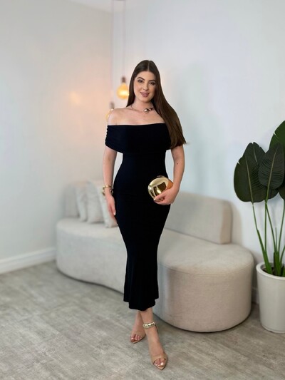 FotoVestido Canelado Ana Luiza