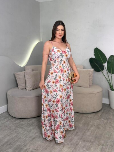Foto Vestido Longo Chiffon Sofia