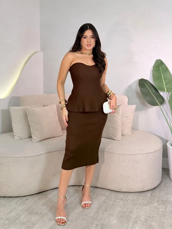 Conjunto Elegante Em Modal Flaviana