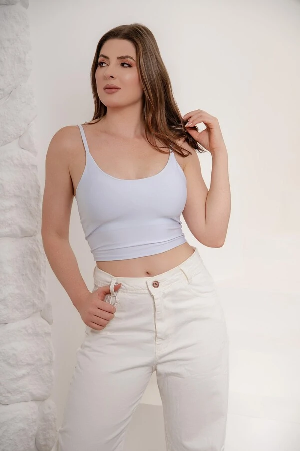 Calça Jeans Wide Leg Off White