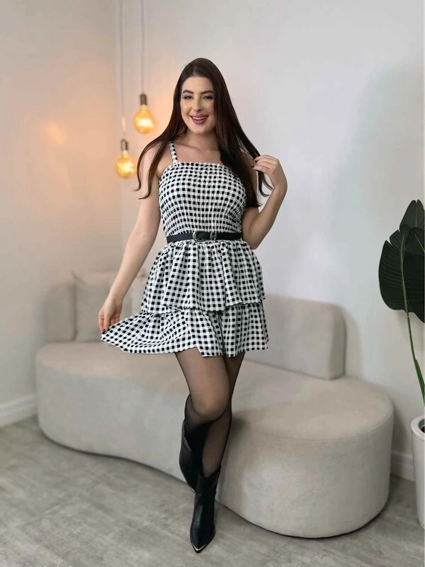 Vestido Xadrez Bia
