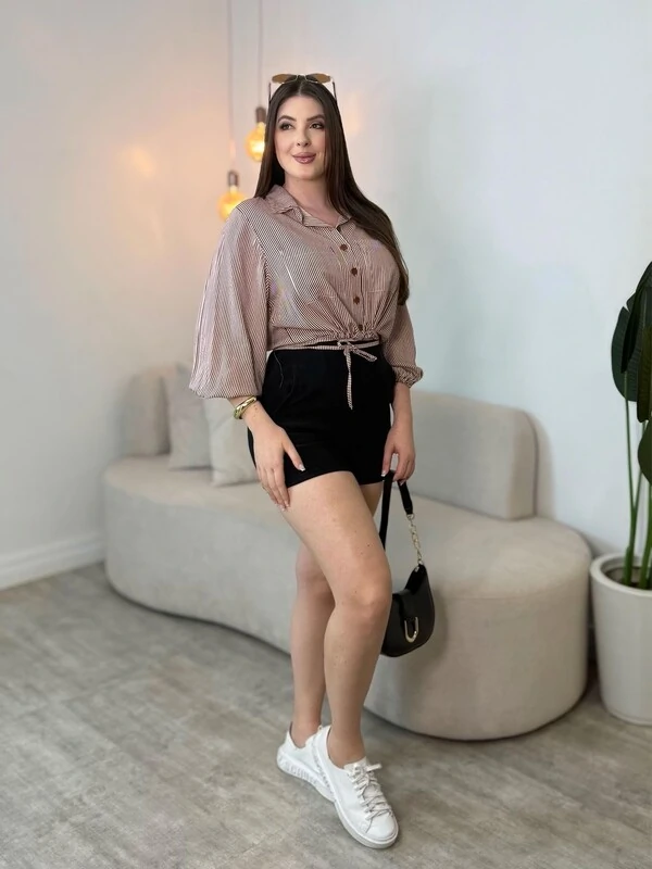 Camisa Cropped Safira