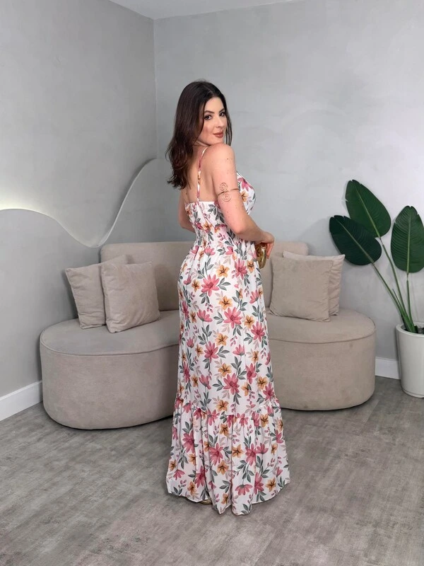 Vestido Longo Chiffon Sofia
