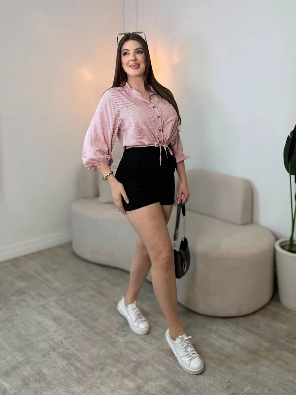 Camisa Cropped Safira