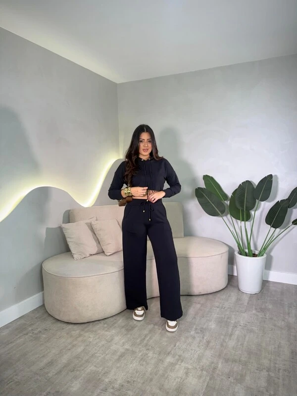 Conjunto Moletom Com Capuz + Calça Viviana