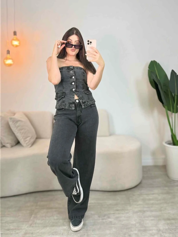Cropped Jeans