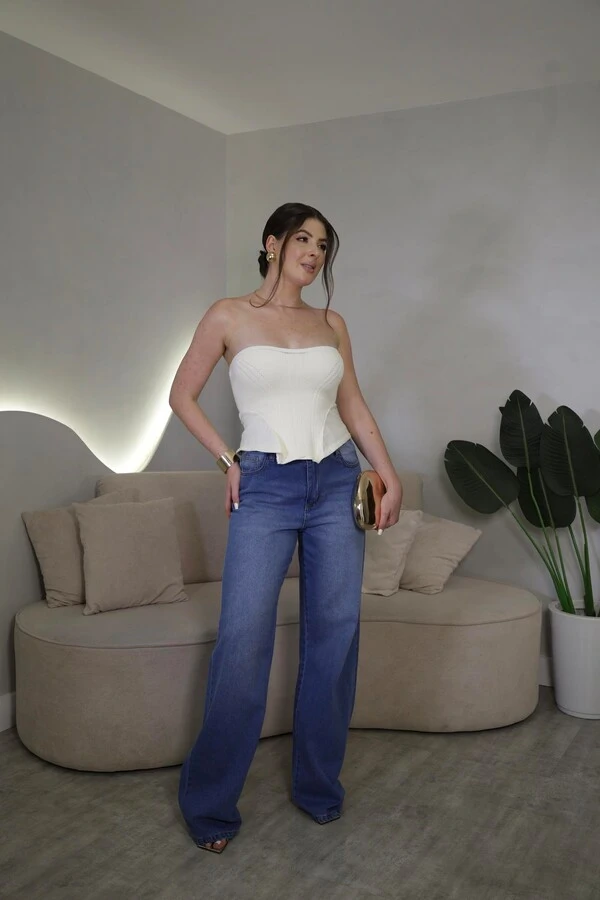Cropped Corselet Tomara Que Caia Amanda