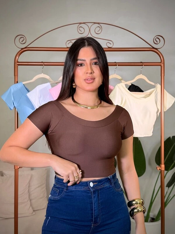 Cropped Ombro a Ombro SEMANA DO CLIENTE