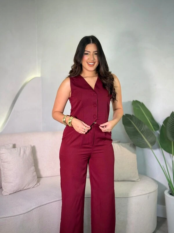 Conjunto Em Alfaiátaria Karoliny