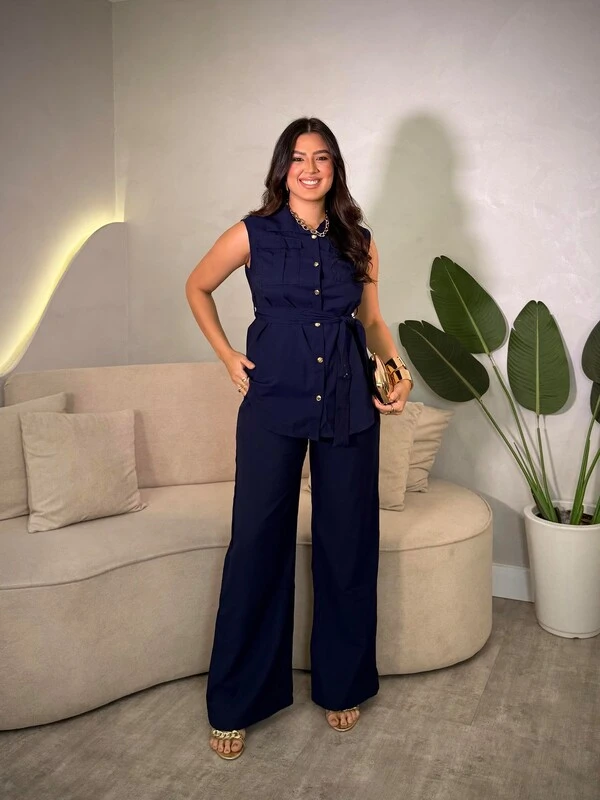 Conjunto Colete e Calça Kety