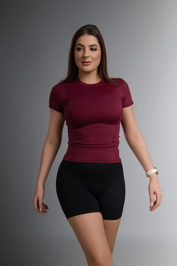 Use.Mood - Camiseta Básica Treino Em Poliamida