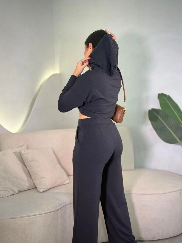Conjunto Moletom Com Capuz + Calça Viviana