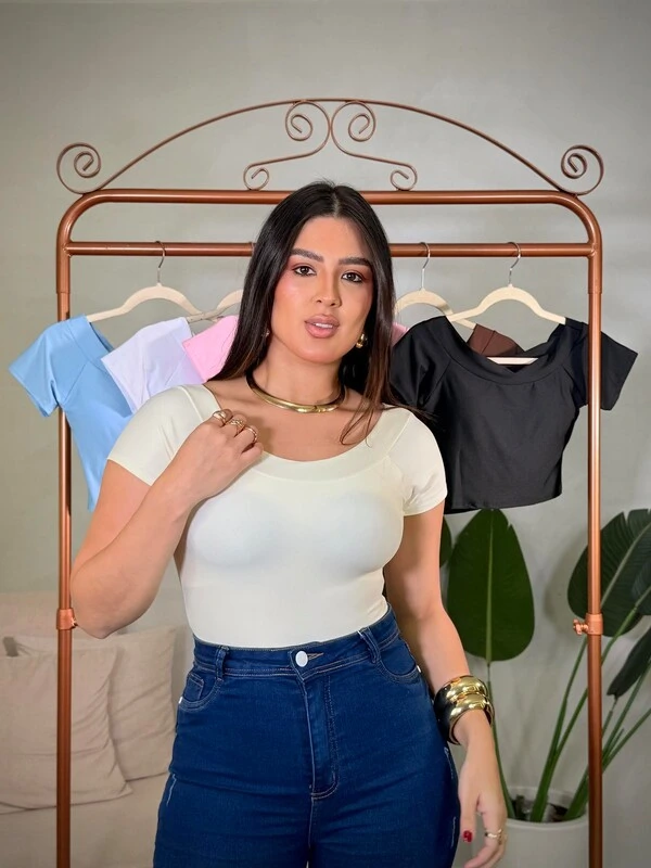 Cropped Ombro a Ombro SEMANA DO CLIENTE