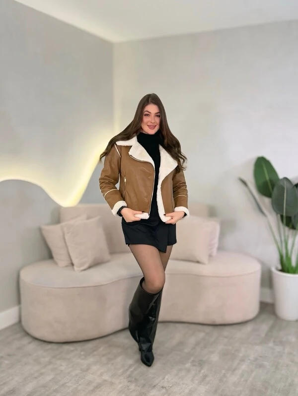 Jaqueta Couro Zara