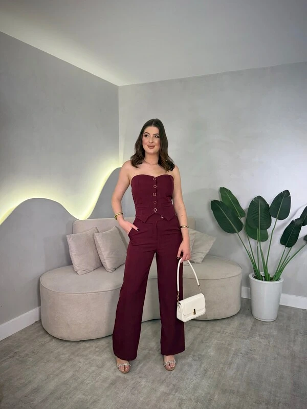 Conjunto Em Alfaiatária Lia