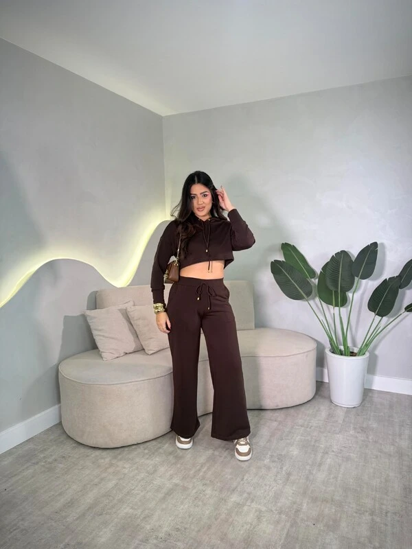Conjunto Moletom Com Capuz + Calça Viviana