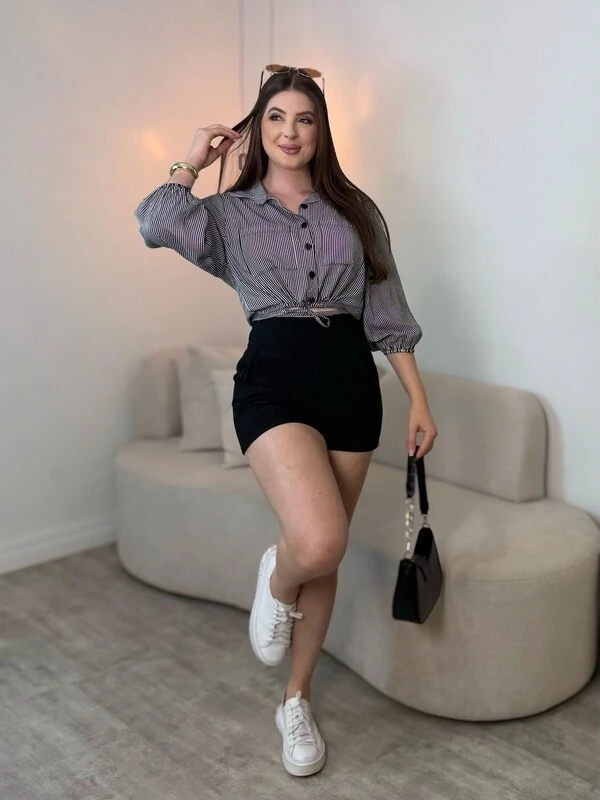 Camisa Cropped Safira