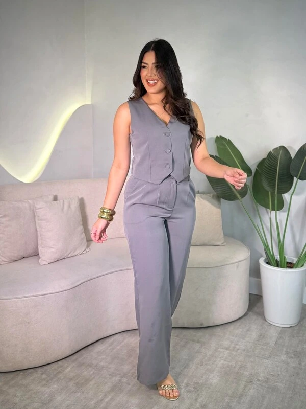 Conjunto Em Alfaiátaria Karoliny