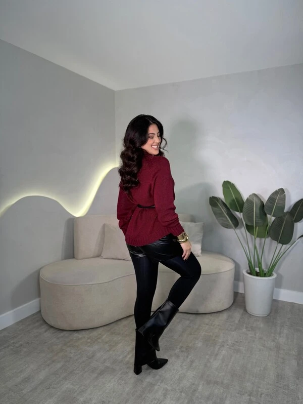 Calça Legging Peluciada/Flanelada Térmica Monica