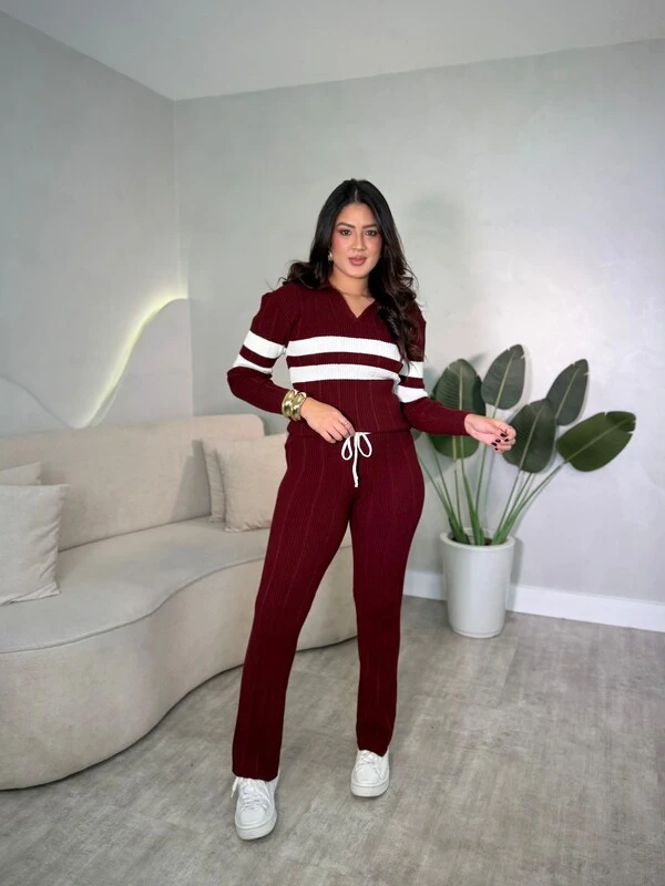 Conjunto Daniela Blusinha Polo + Calça