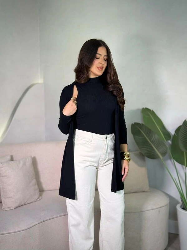 Conjunto Cardigan E Blusinha Roberta