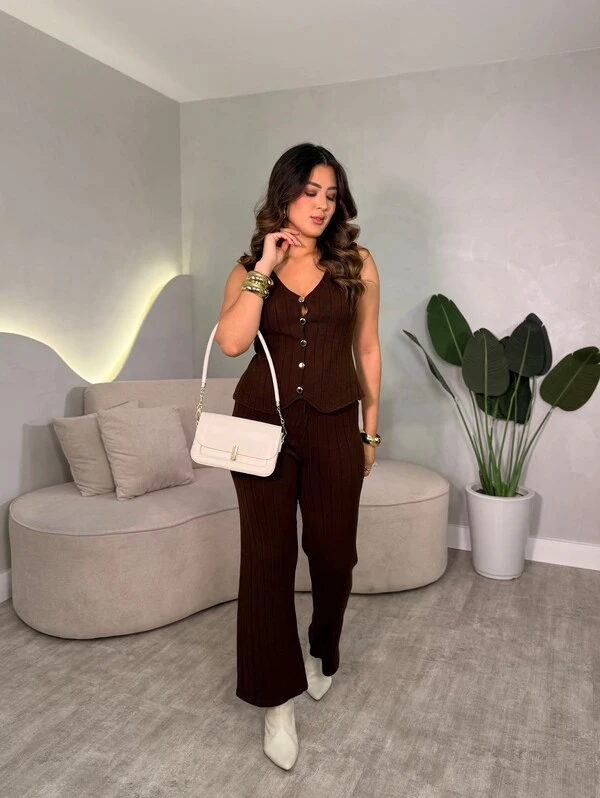 Conjunto Coletinho E Calça
