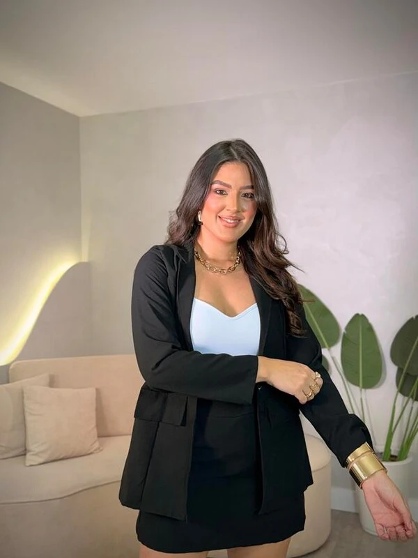 Conjunto Blazer E Shorts Saia Giulia