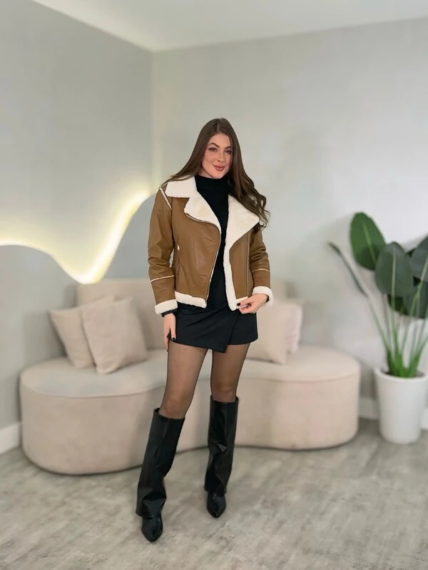 Jaqueta Couro Zara