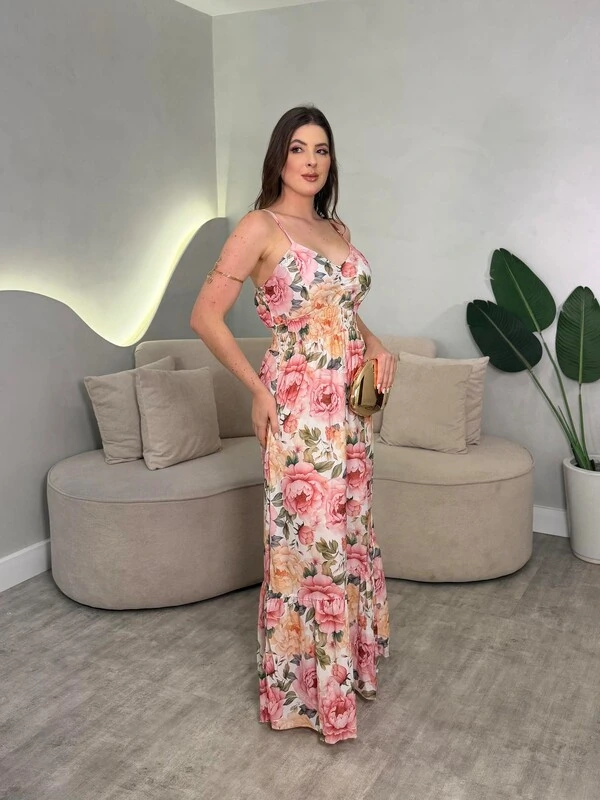 Vestido Longo Chiffon Sofia