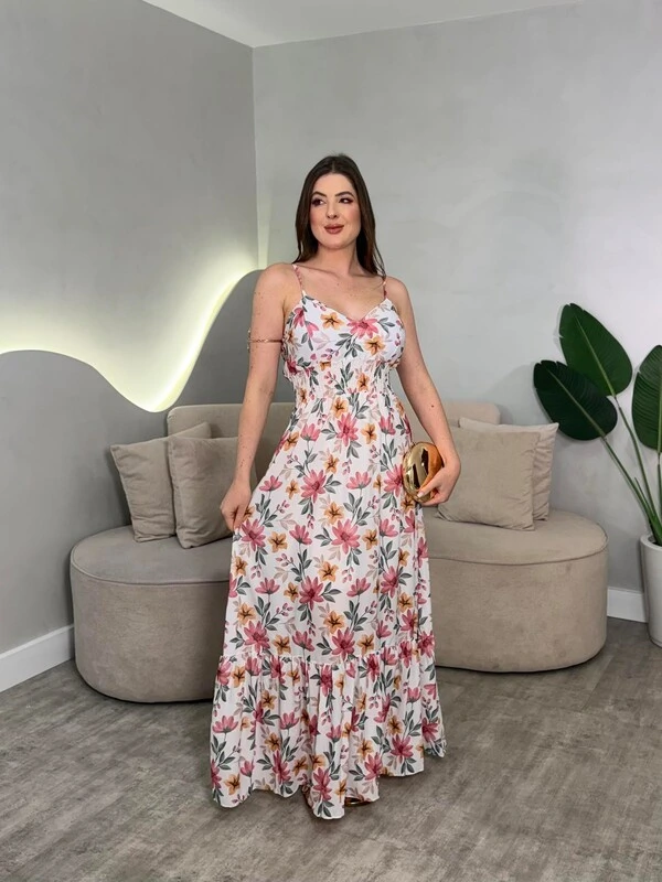 Vestido Longo Chiffon Sofia