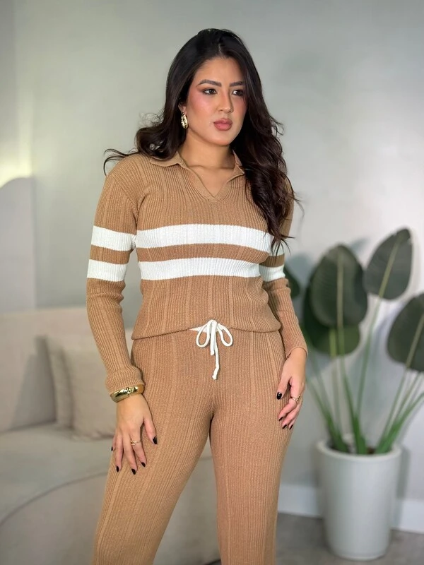 Conjunto Daniela Blusinha Polo + Calça