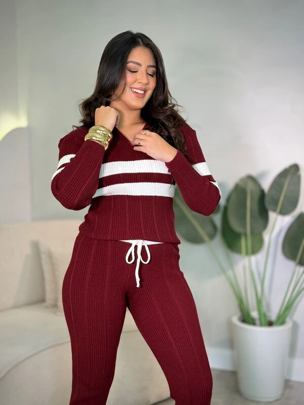 Conjunto Daniela Blusinha Polo + Calça