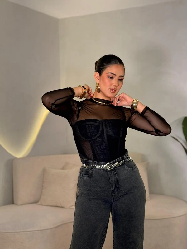 Blusinha Tule Básica