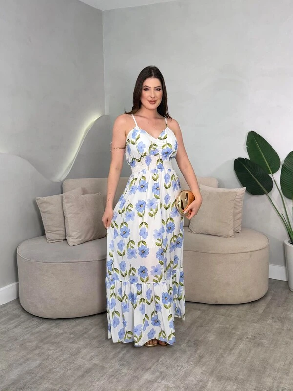 Vestido Longo Chiffon Sofia