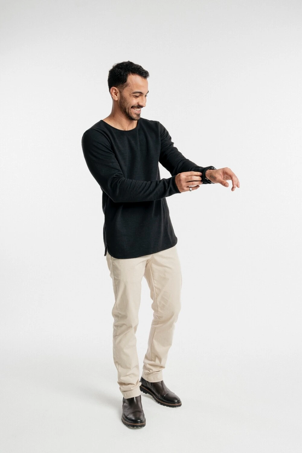 FotoCalça Chino Sarja ElastIc Motion