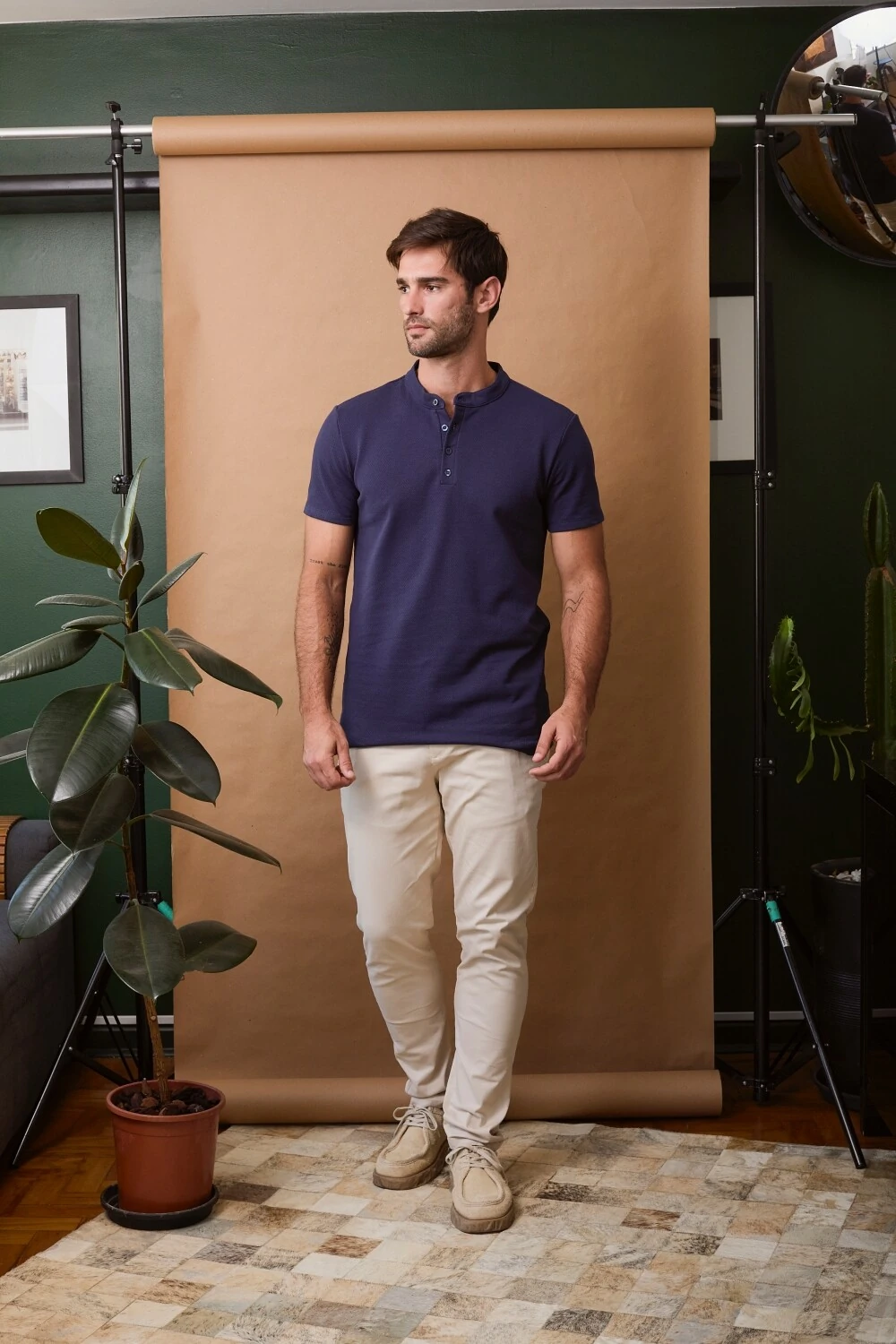 FotoCalça Chino Sarja ElastIc Motion