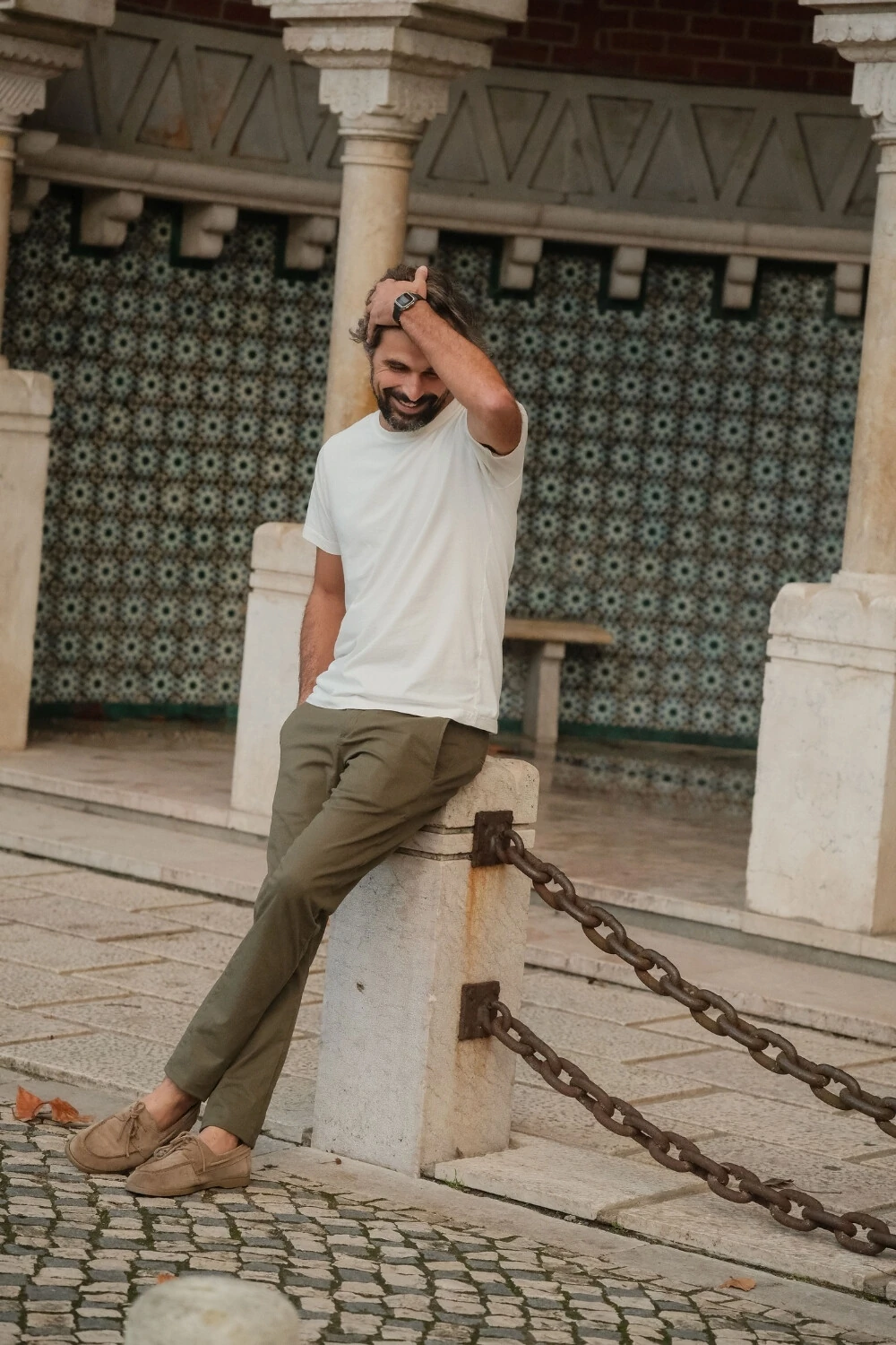 FotoCalça Chino Sarja ElastIc Motion