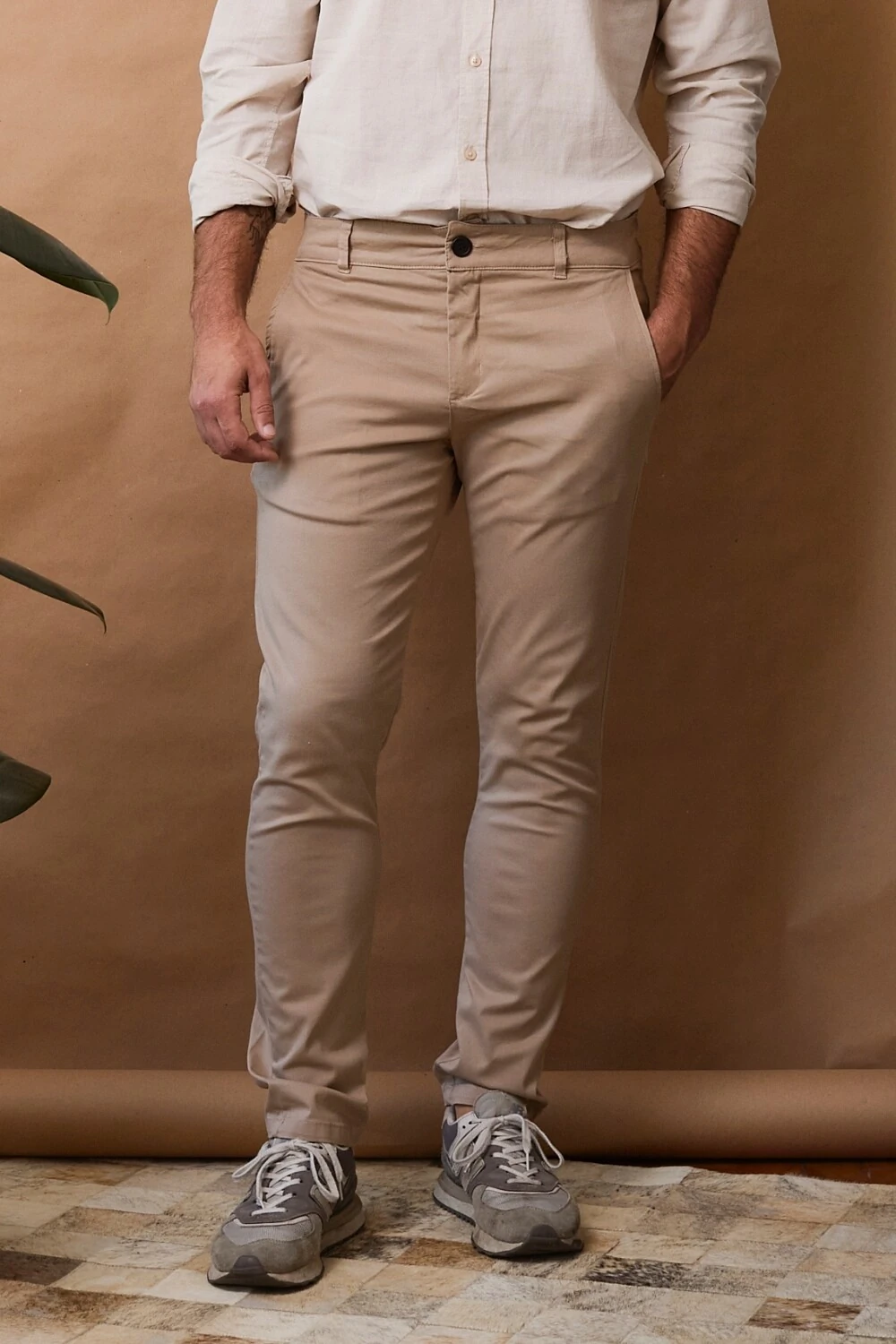 FotoCalça Chino Sarja ElastIc Motion