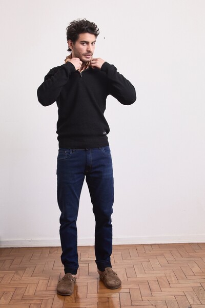 FotoCalça Jeans Slim Dark Blue