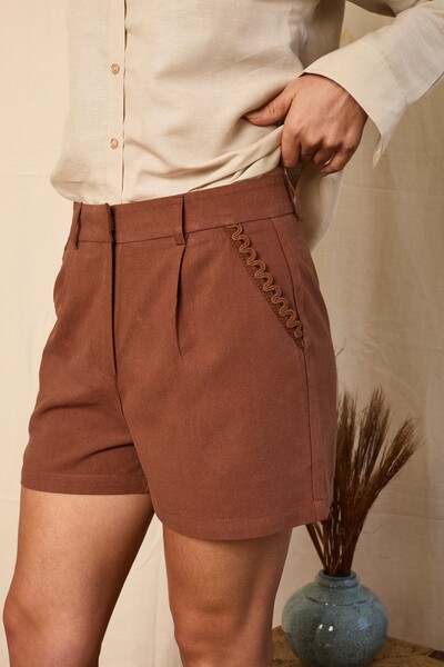Foto Shorts Linen Sona