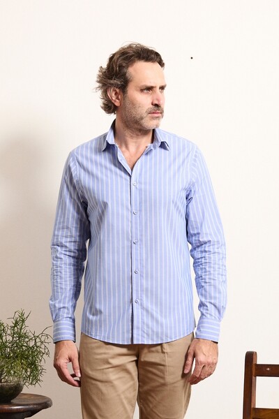 Foto Camisa Listrada Sierra