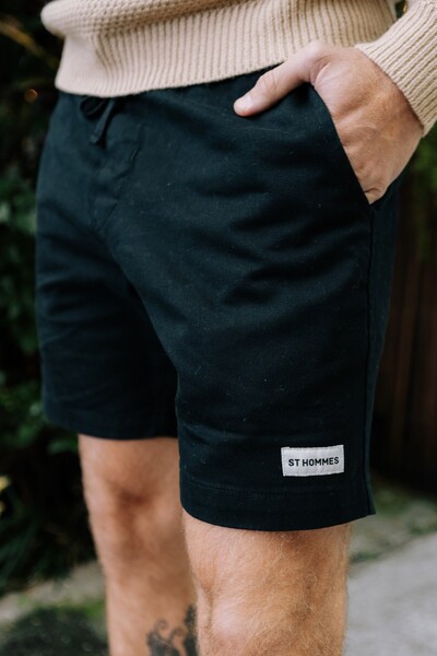 Foto Shorts Sarja Washed Relaxed