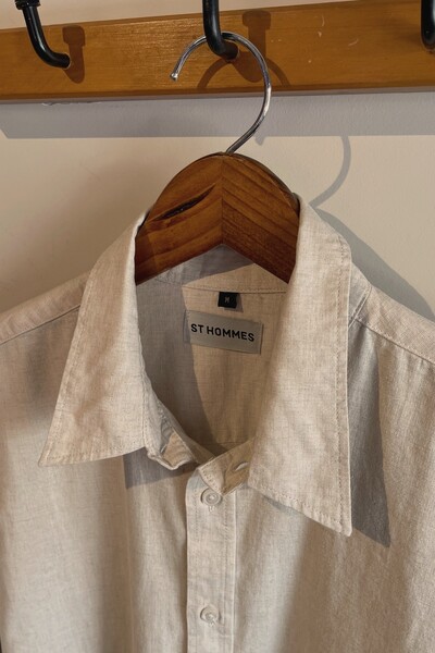 Foto Camisa Passage em Linho Natural