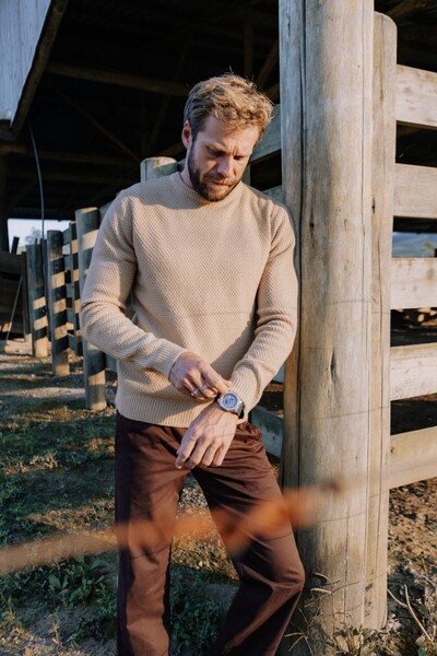 Foto Tricô Gola Redonda Seafarer