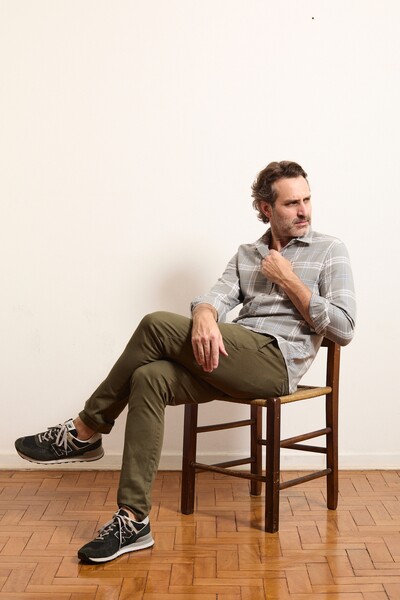 FotoCalça Chino Sarja ElastIc Motion