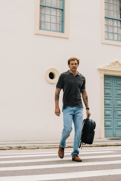 Foto Calça Jeans Classic Straight Washed