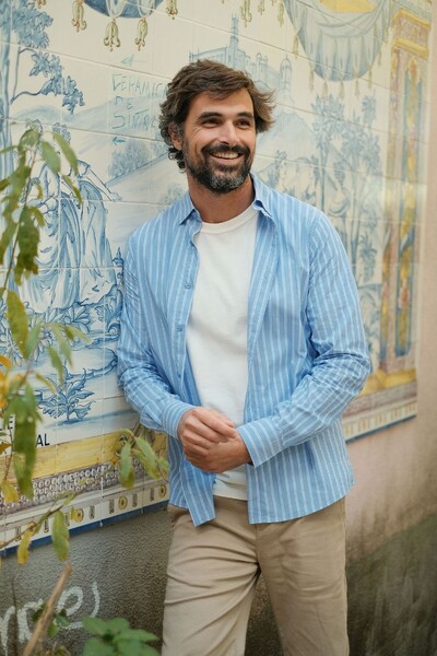 Foto Camisa Listrada Sierra