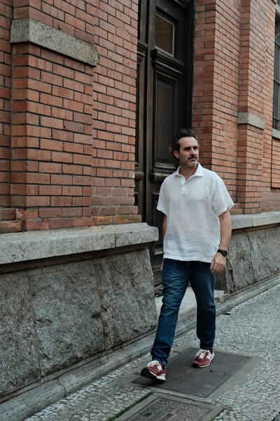 Foto Polo Puro Linho Arcada