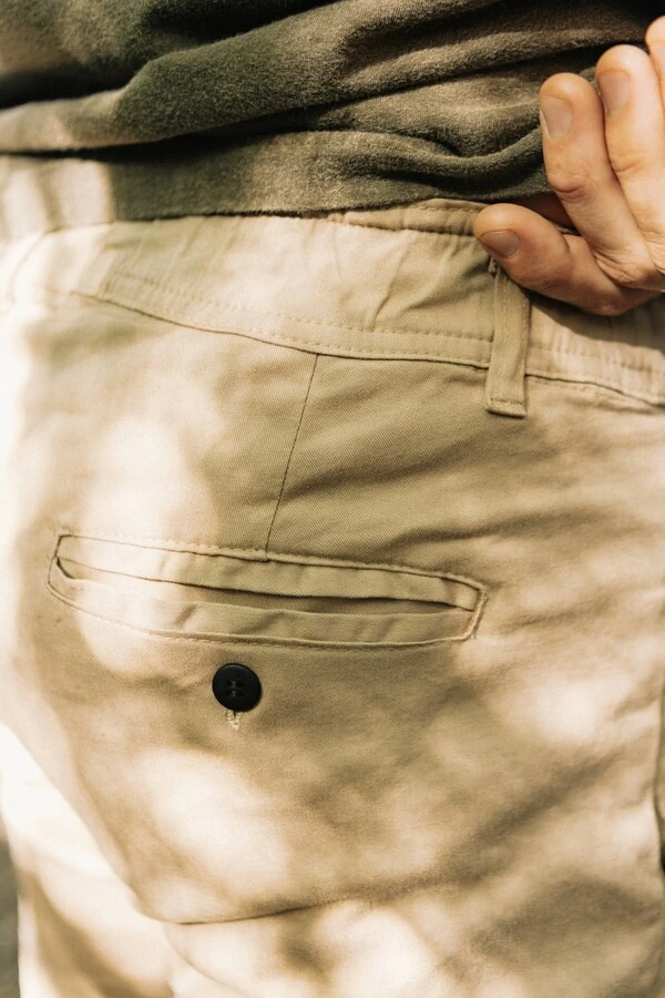 Calça Reta Sarja All Day Elastic Motion