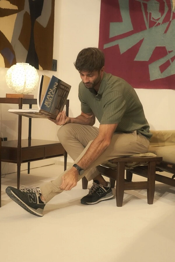 Polo Tricô Canelada Workday